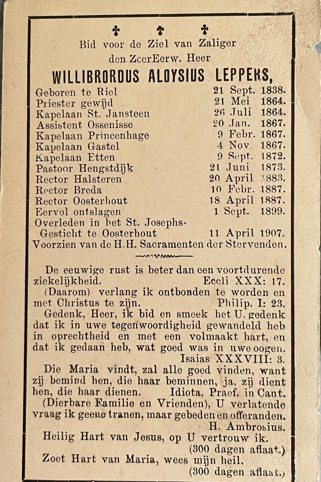 Willibrordus Aloysius Leppers Riel 1838, Ophalen of Verzenden
