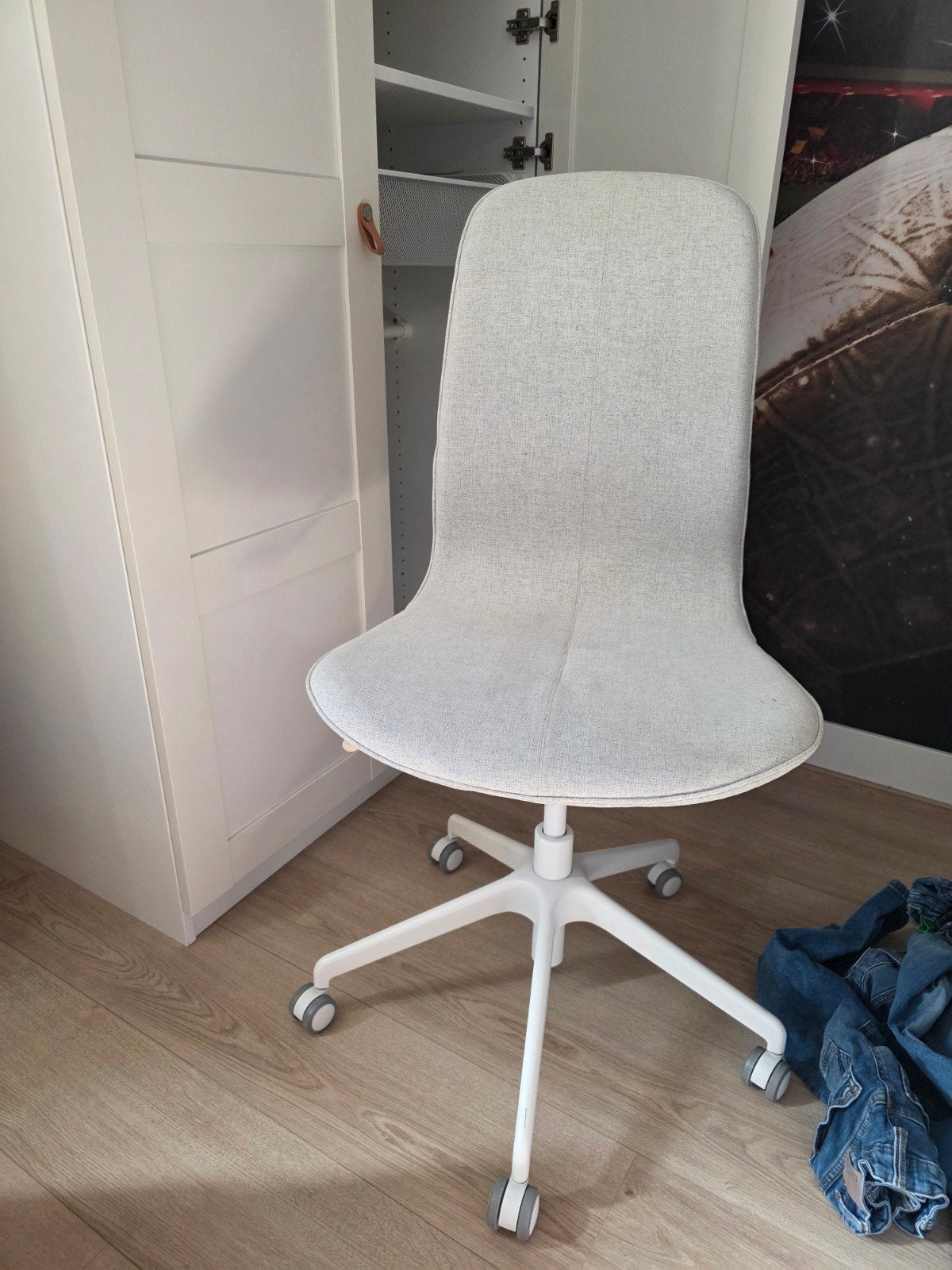 Ikea LÅNGFJÄLL bureaustoel, Ophalen, Zo goed als nieuw, Zwart