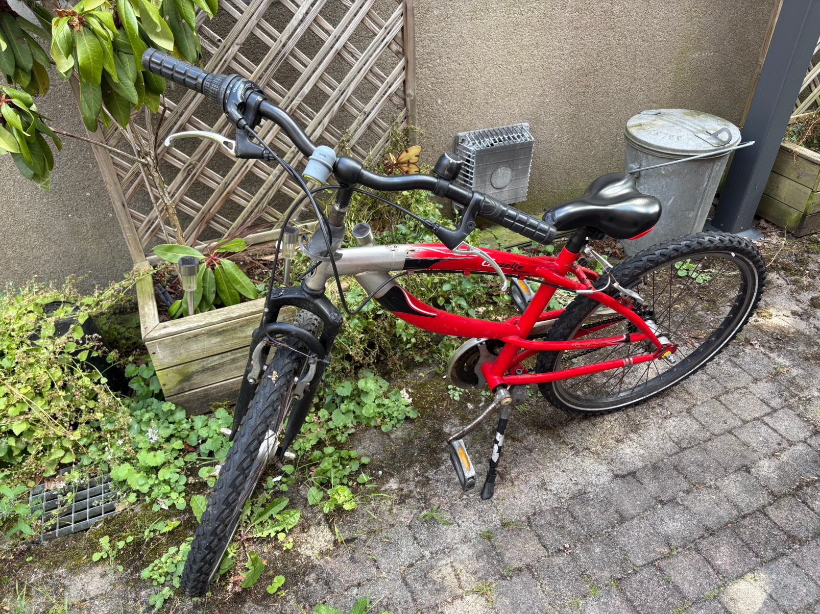 Bandmaat 24 stoere jongens fiets, Ophalen, Terugtraprem, Gebruikt, Staal