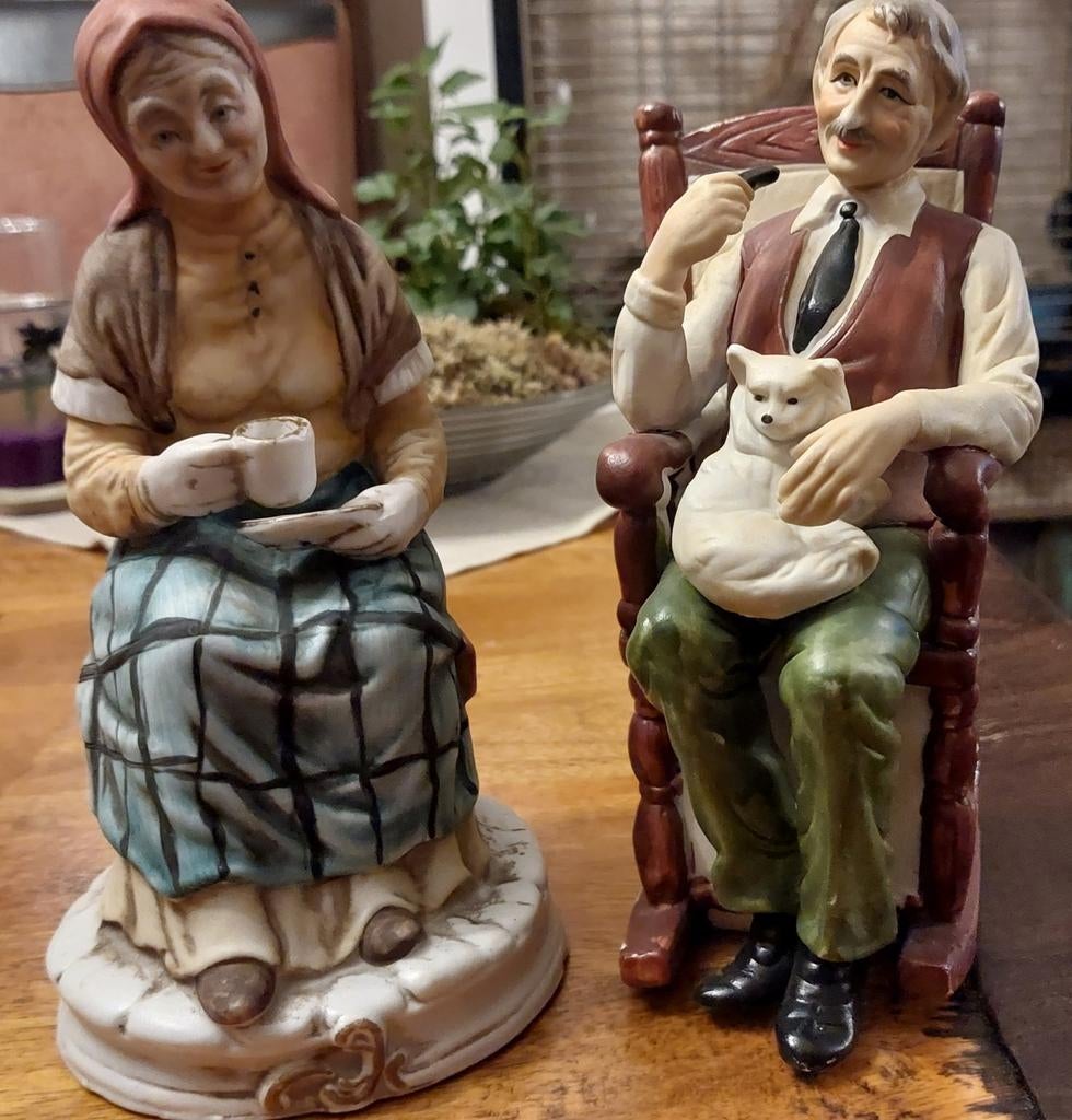 Man en vrouw beeld, Antiek en Kunst, Ophalen of Verzenden