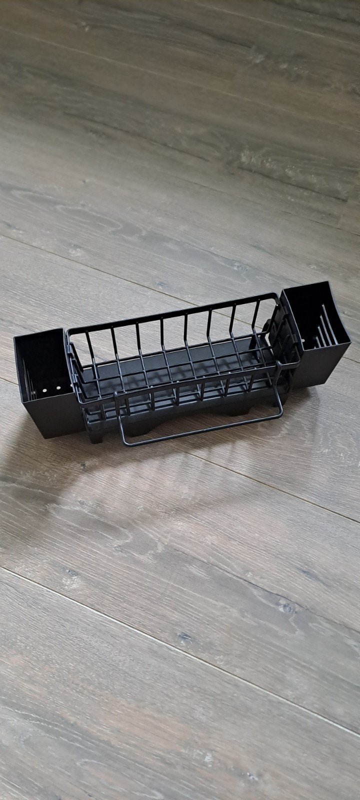 Zwart plastic keukenrekje voor gootsteen., Overige typen, Ophalen of Verzenden, Zo goed als nieuw, Zwart