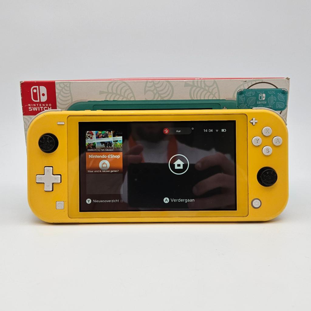 Nintendo Switch Lite Geel 32GB in Goede Staat., Spelcomputers en Games, Spelcomputers | Nintendo Switch, Nintendo, Zo goed als nieuw