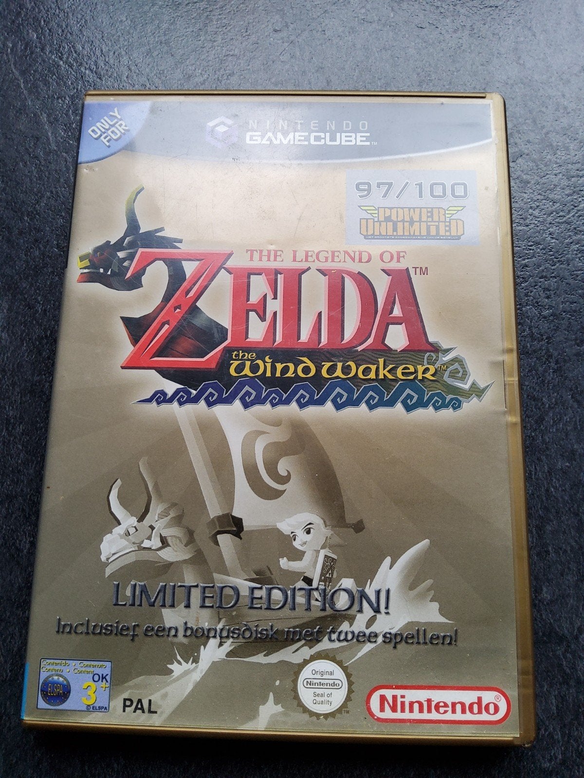 The Legend of Zelda: The Wind Waker Limited Edition, Spelcomputers en Games, Games | Nintendo GameCube, Avontuur en Actie, Gebruikt