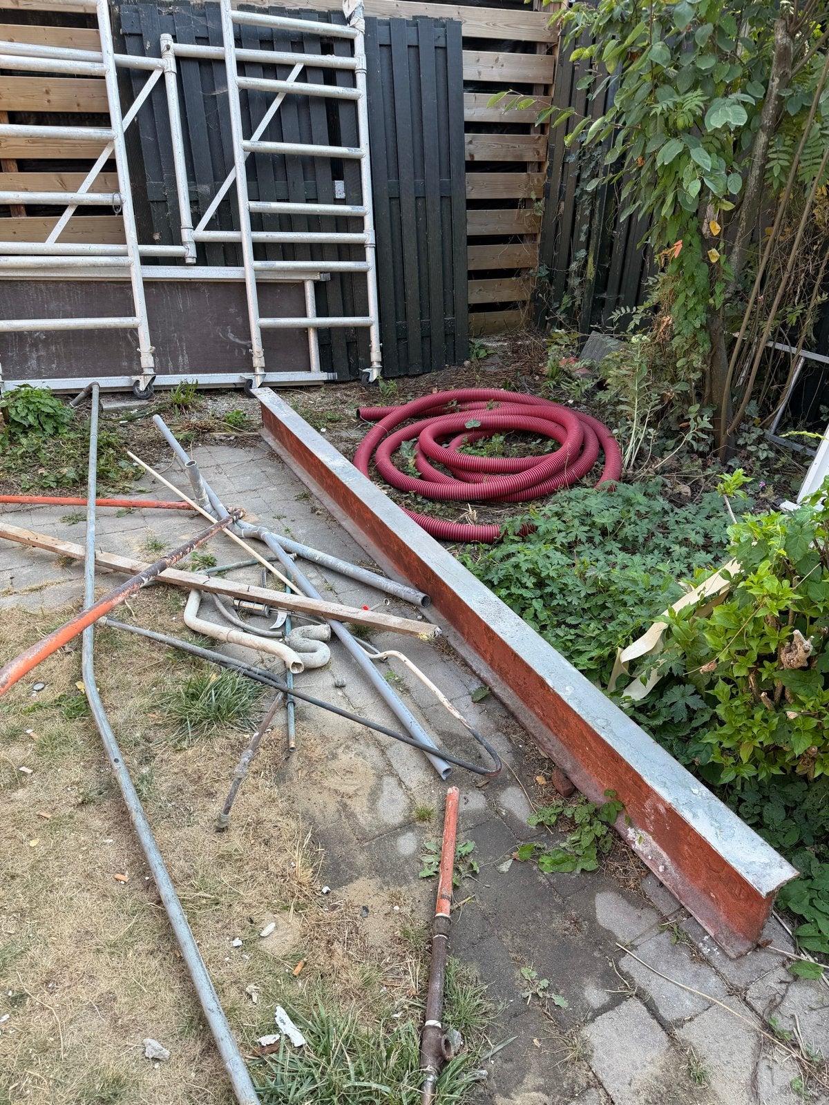 Stalen H-profiel constructiebalk 300x9x21 cm, Doe-het-zelf en Verbouw, Metalen, Ophalen, Gebruikt, IJzer