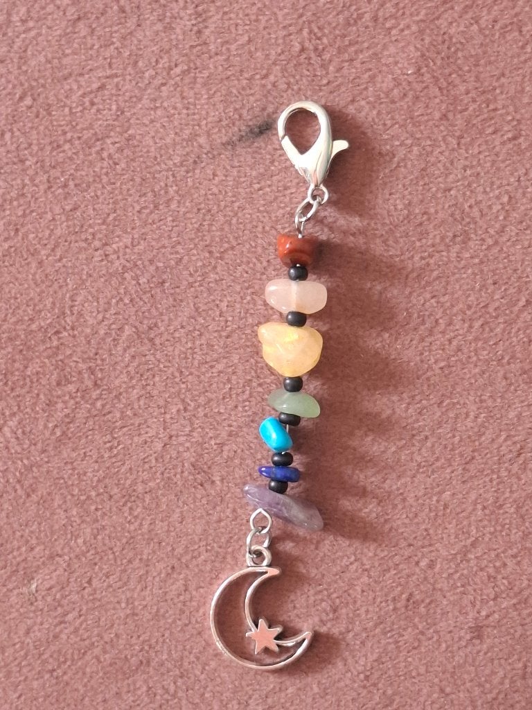 Hanger met natuursteentjes, Ophalen of Verzenden, Zo goed als nieuw, Overige kleuren, Overige materialen