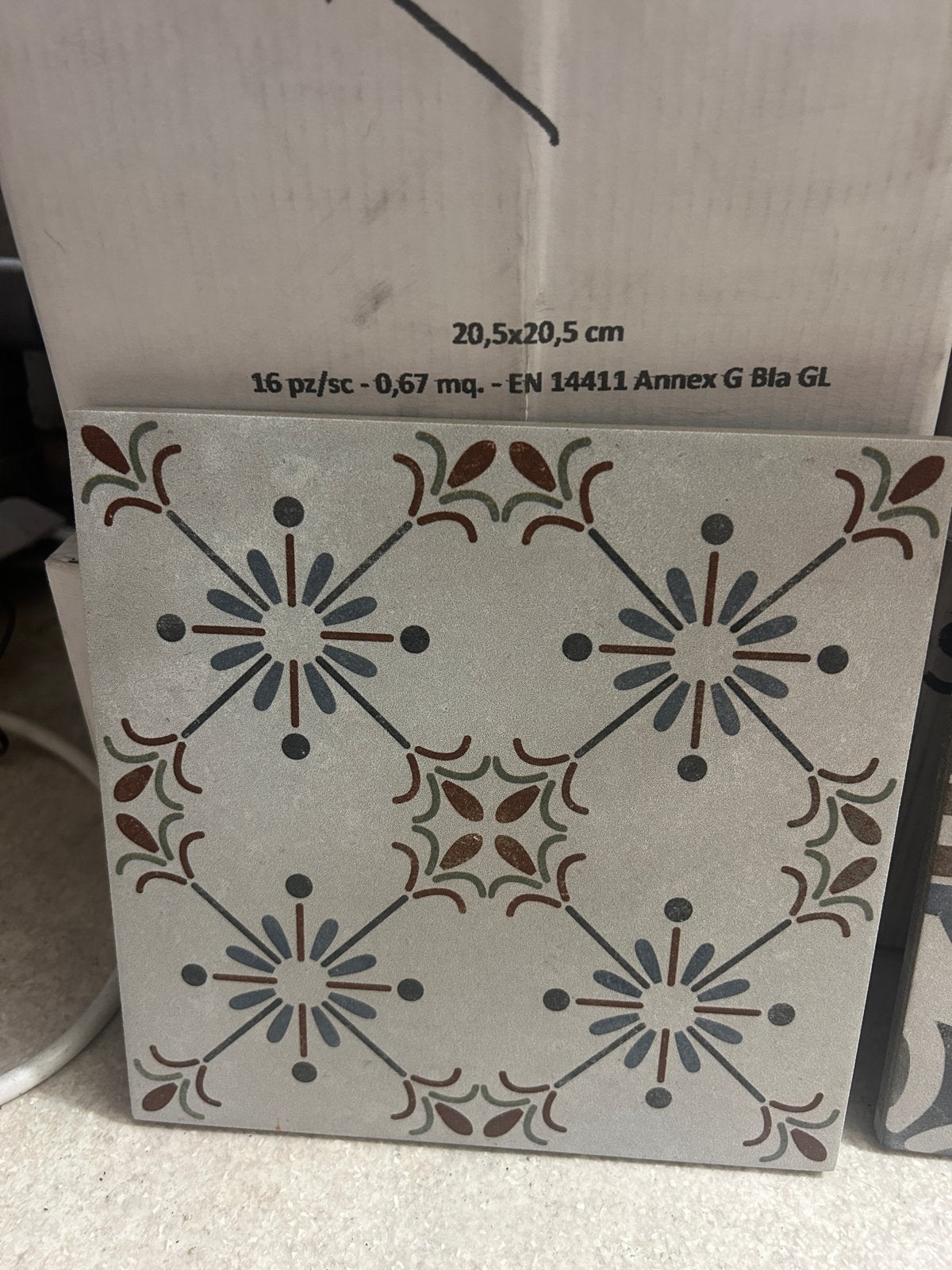 Portugese tegels 20,5x20,5cm - Diverse patronen, Ophalen, Keramiek, Nieuw, Minder dan 20 cm