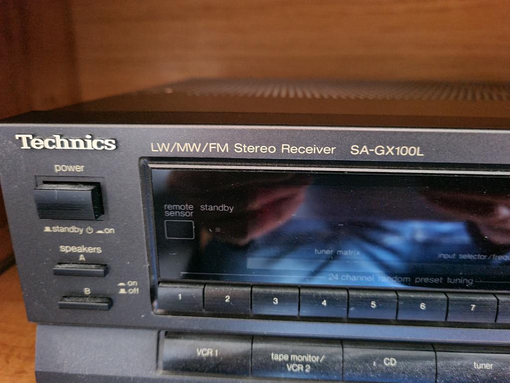 Technics LW/MW/FM Stereo Receiver SA/GX 100L (vintage), Overige merken, Gebruikt, Ophalen of Verzenden, 60 tot 120 watt
