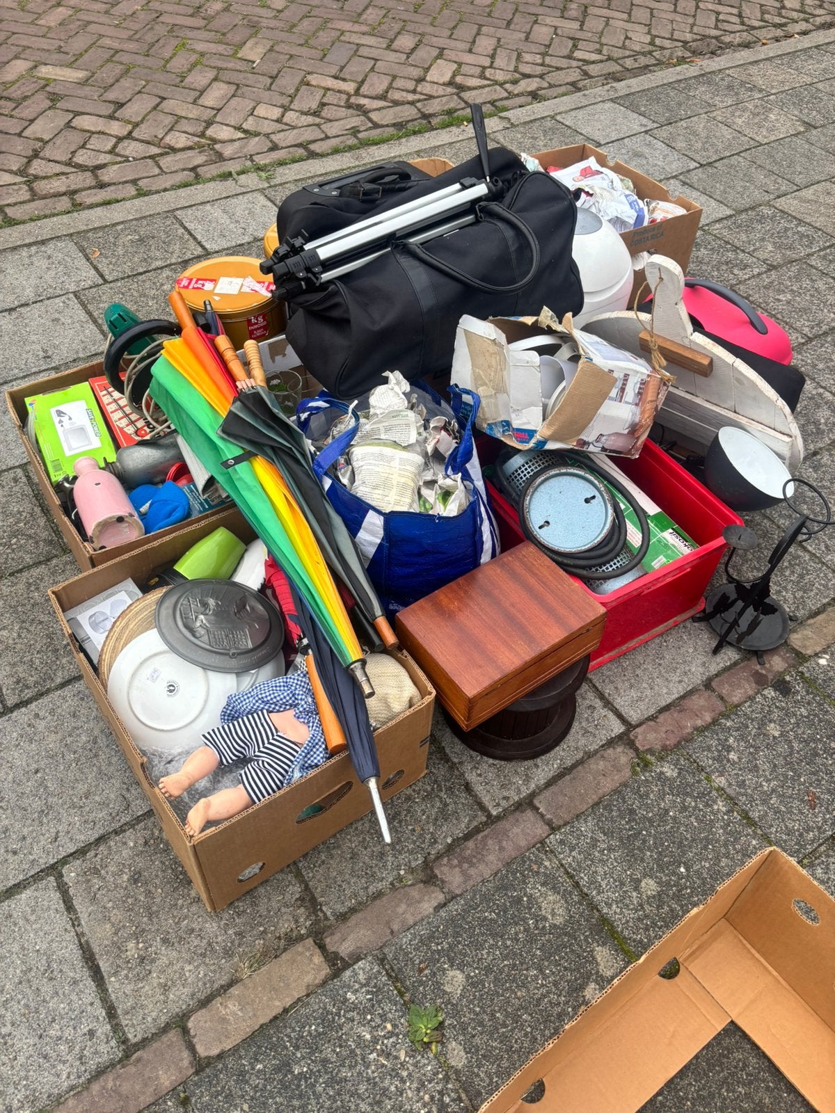 Partij rommelmarkt spullen, Diversen, Ophalen, Zo goed als nieuw