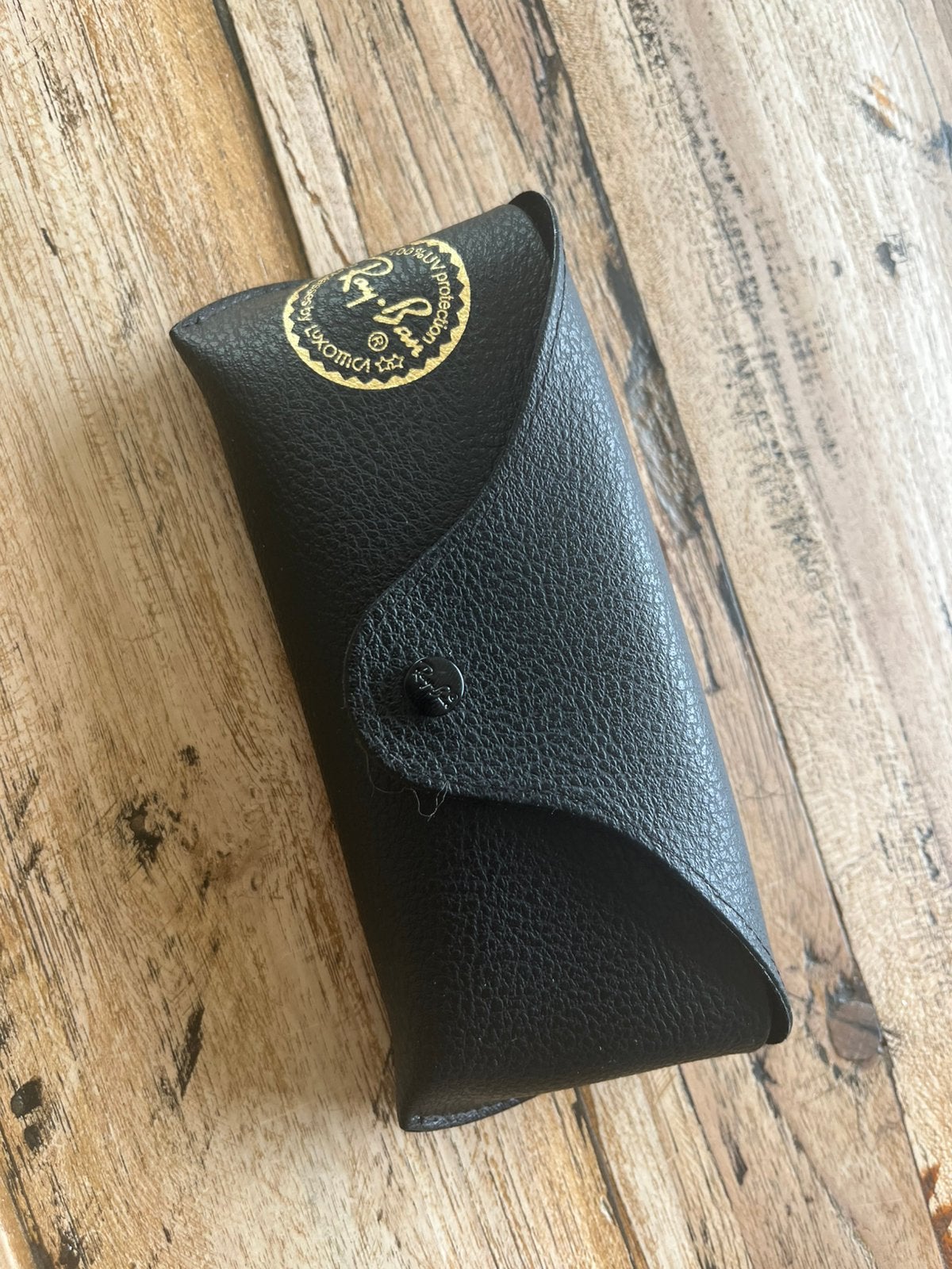 Ray-Ban brillenkoker brillenhoes brillendoos, Ophalen of Verzenden, Zo goed als nieuw, Zwart, Ray-Ban