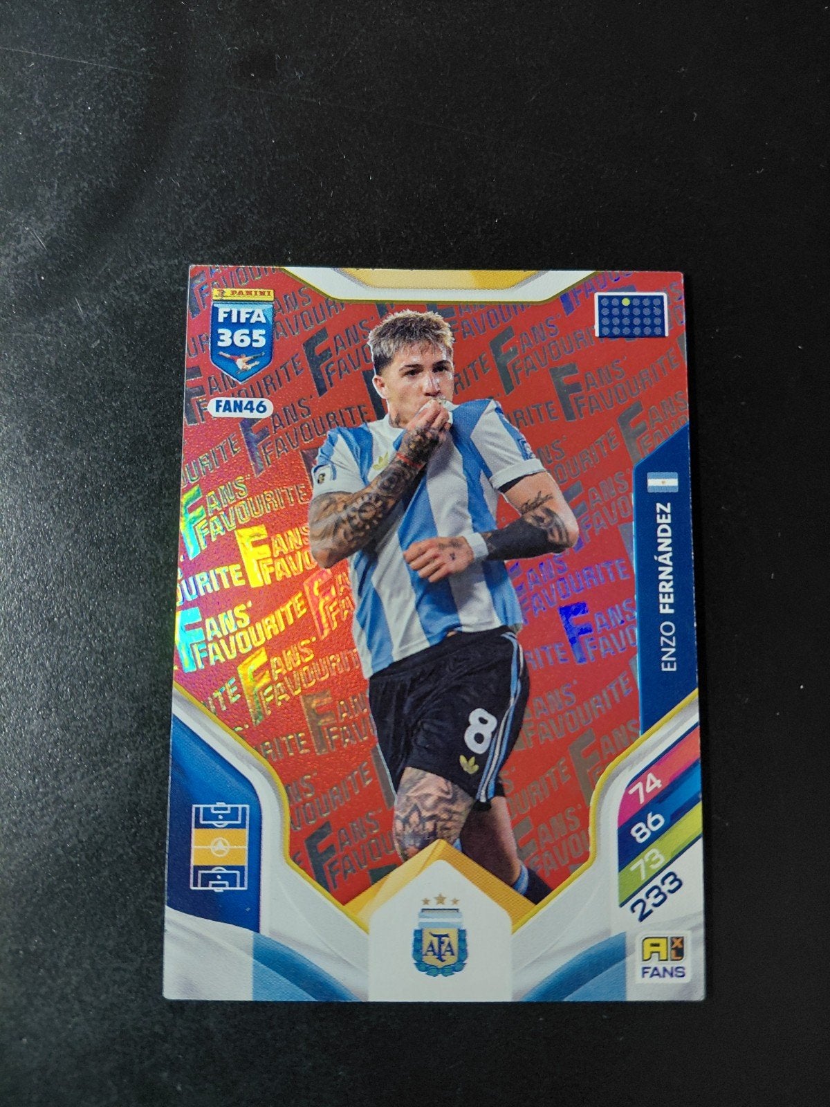 Enzo fernandez (argentinie) red parallel panini, Verzenden, Nieuw, Buitenlandse clubs, Poster, Plaatje of Sticker