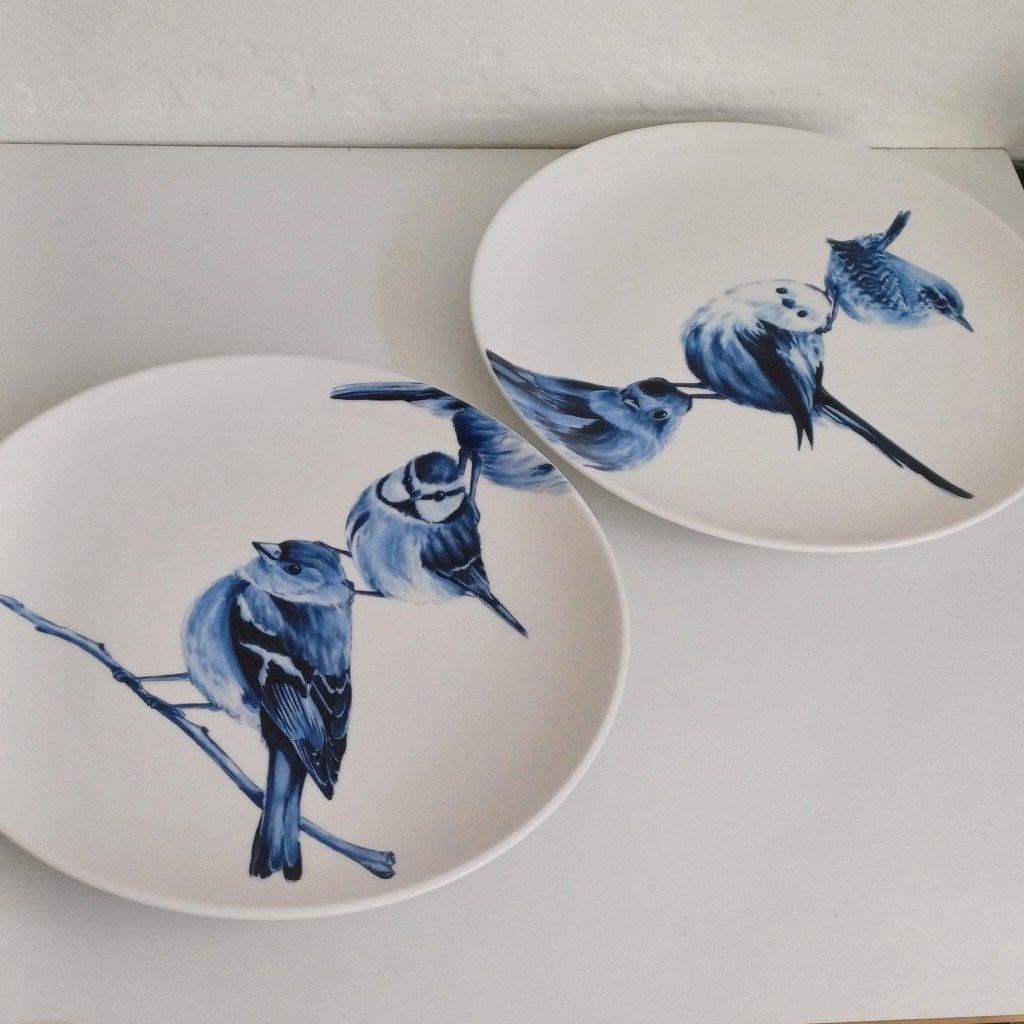 Wandborden 2 luik Vogels, Ophalen of Verzenden, Nieuw