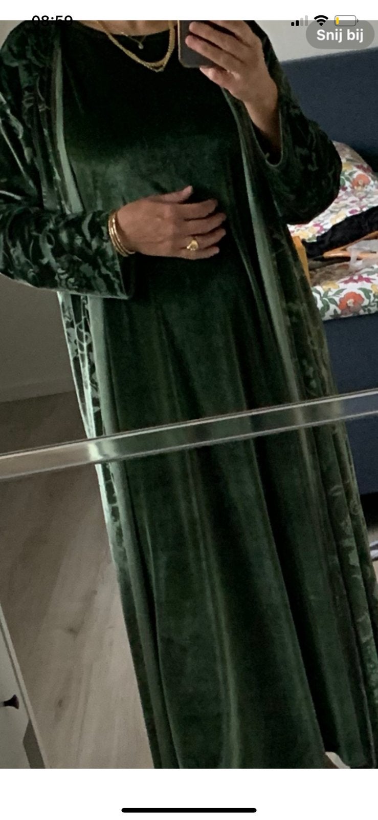 Nieuw 2delig kimono abaya, Ophalen of Verzenden, Nieuw, Overige typen
