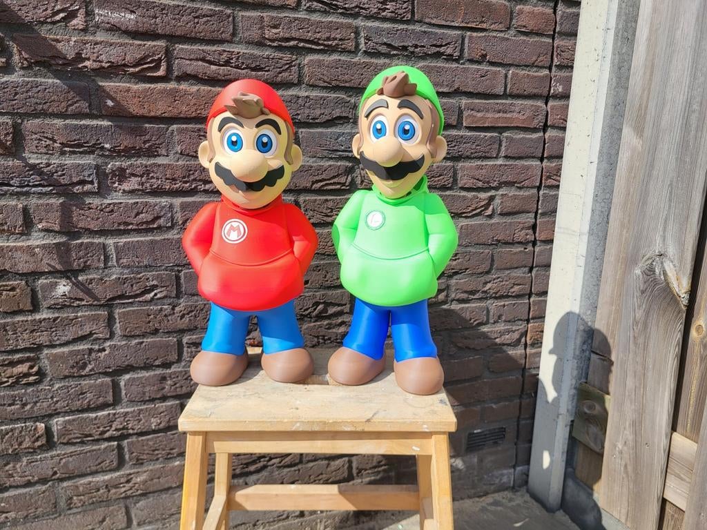 Leuke mario&luigi 3d figuren/beelden., Verzamelen, Overige typen, Onbekend, Ophalen of Verzenden, Zo goed als nieuw