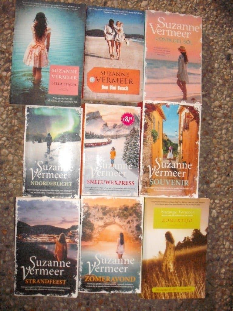 Suzanne Vermeer 9x thriller boeken in 1 koop, Ophalen, Gelezen, Suzanne Vermeer