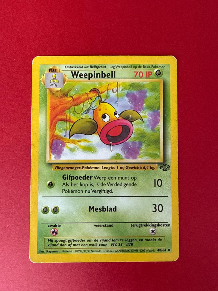 Weepinbell #48 (Pokemon Jungle) -, Ophalen of Verzenden, Gebruikt, Losse kaart