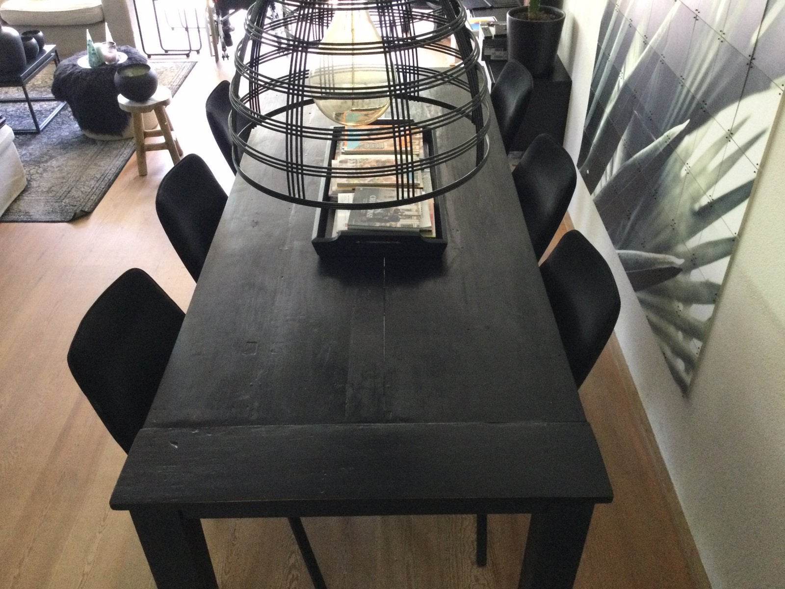 Te koop teakhouten eettafel voor binnen en buiten!, Ophalen of Verzenden, Zo goed als nieuw, 4 tot 6 stoelen