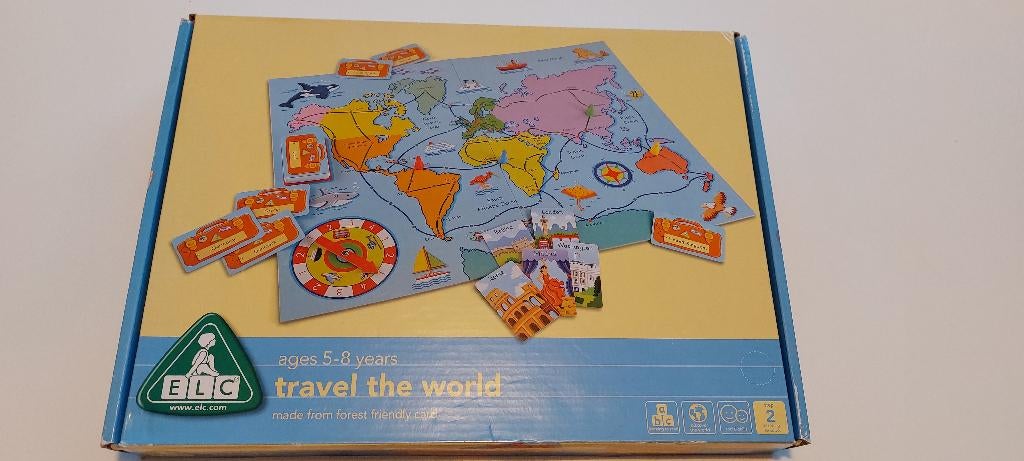 Travel the world – board game ELC, Ophalen of Verzenden, Zo goed als nieuw