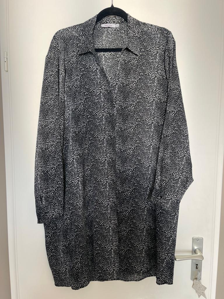 Paprika lange blouse maat 48, Ophalen of Verzenden, Zo goed als nieuw, Zwart, Blouse of Tuniek
