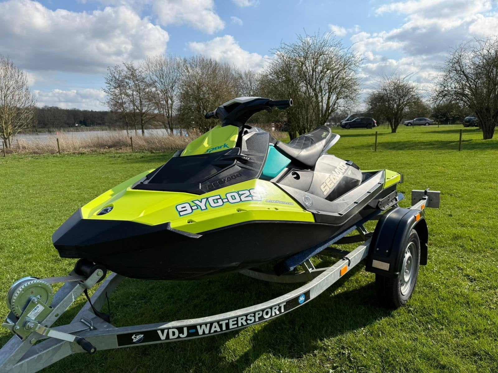 Seadoo spark bj 2018 inclusief trailer, Watersport en Boten, Ophalen of Verzenden, Gebruikt, Benzine, 70 tot 120 pk