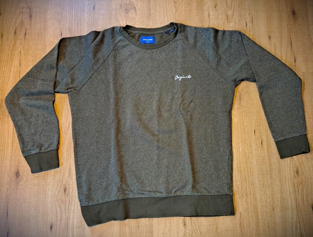 Mooie groene Jack & Jones trui Maat L als nieuw!, Kleding | Heren, Truien en Vesten, Zo goed als nieuw, Maat 52/54 (L), Groen