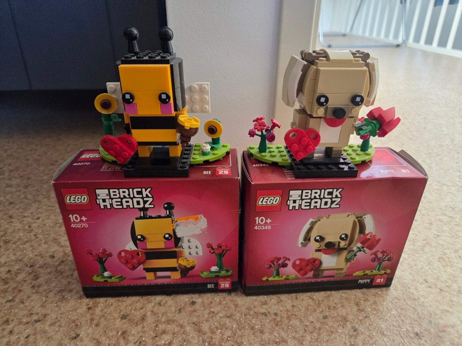 LEGO BrickHeadz Bij (40270) en Puppy (40349) - Nieuw, BrickHeadz, Lego, Compleet, Ophalen of Verzenden