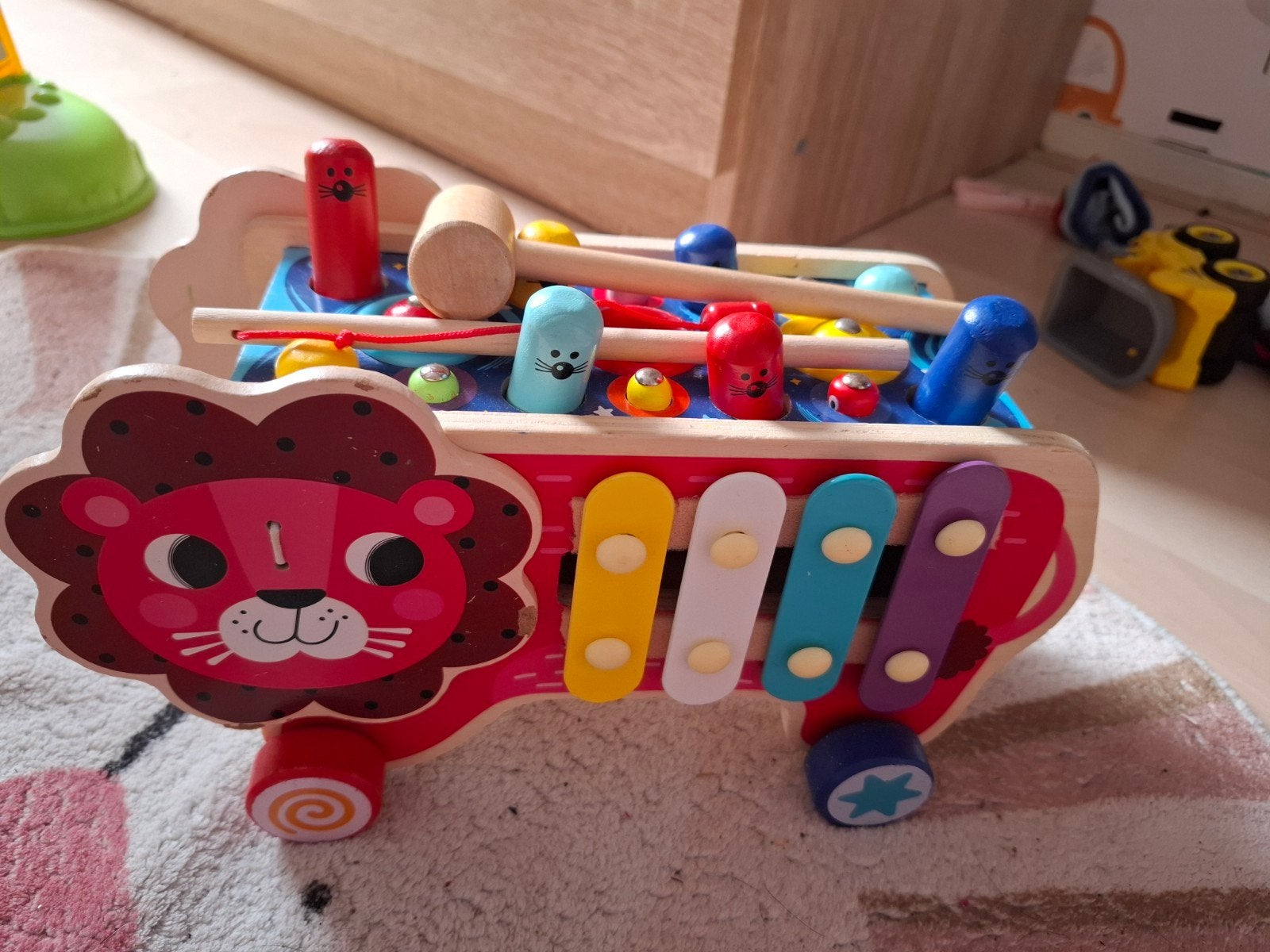 houten hamer tik, Ophalen of Verzenden, Gebruikt