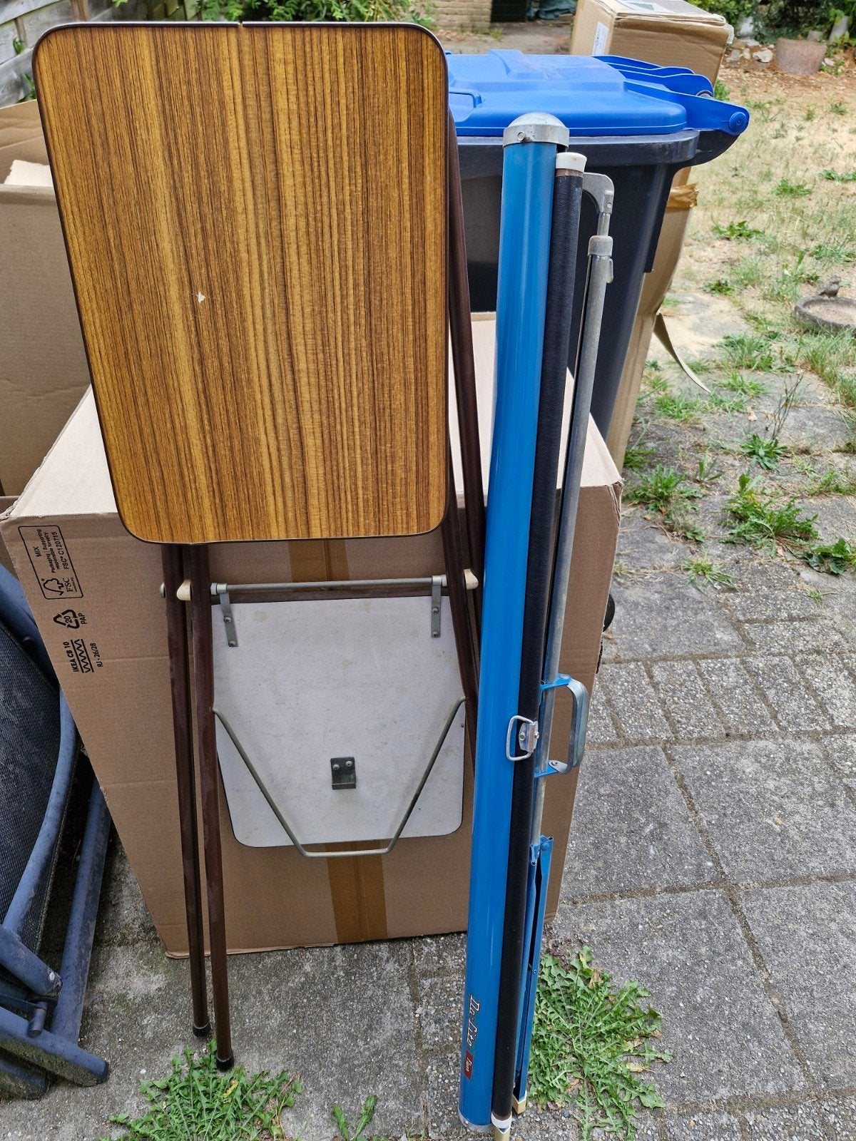 Dia scherm en tafel, Audio, Tv en Foto, Diaprojectors, Ophalen, Gebruikt, Met scherm