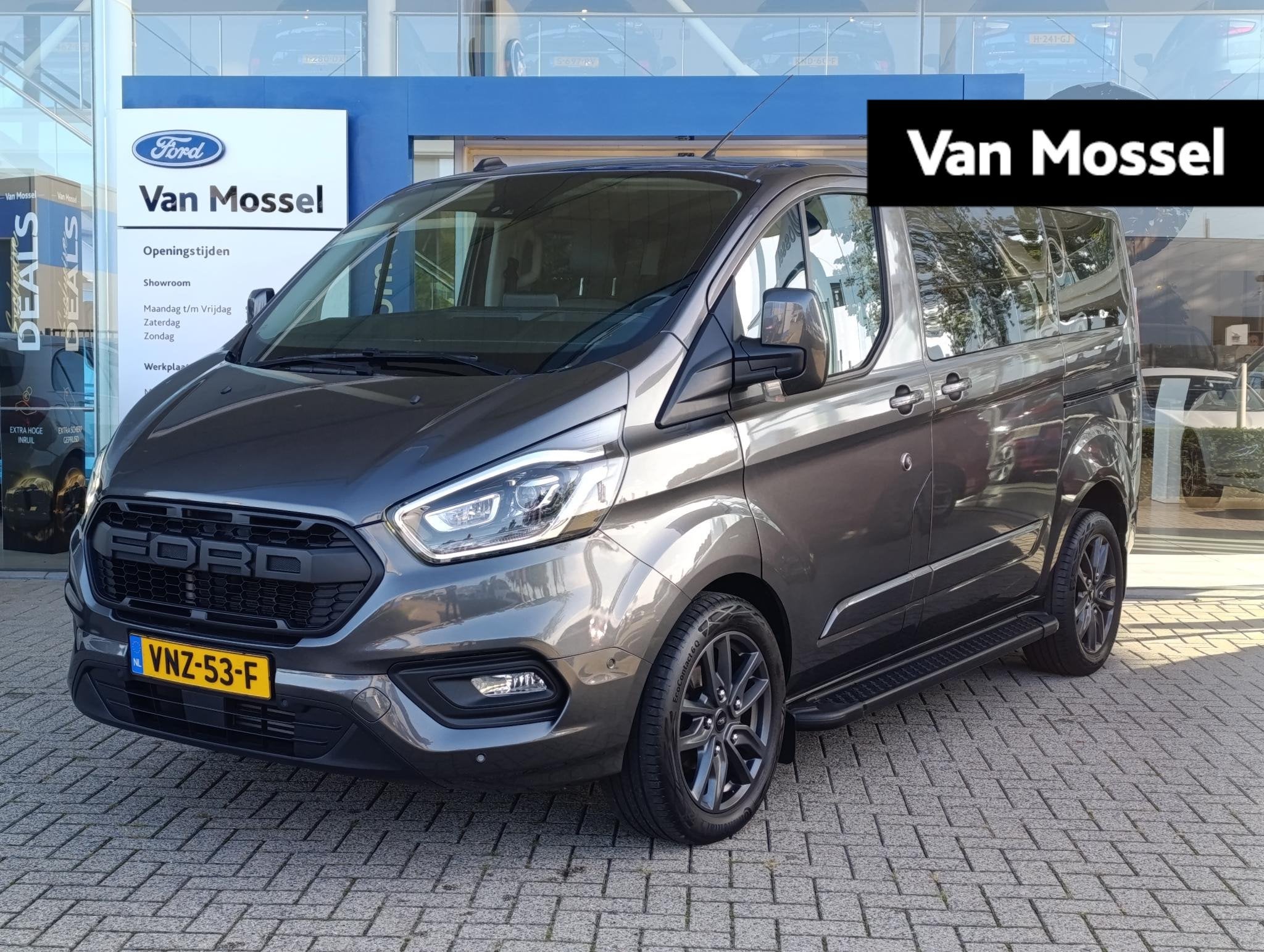 Ford Transit Custom 300 2.0 TDCI L1H1 Limited DC Dubbele Cab, Auto's, 2095 kg, Euro 6, 4 cilinders, Met garantie (alle)