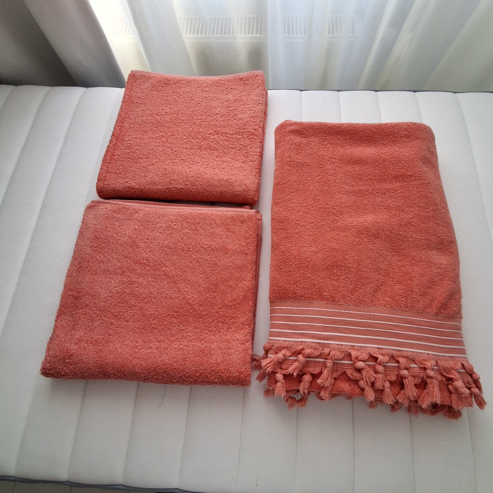 Walra strandlakens - 1x 190x190, 2x 140x70 - Ongebruikt, Overige merken, Overige typen, Nieuw, Oranje