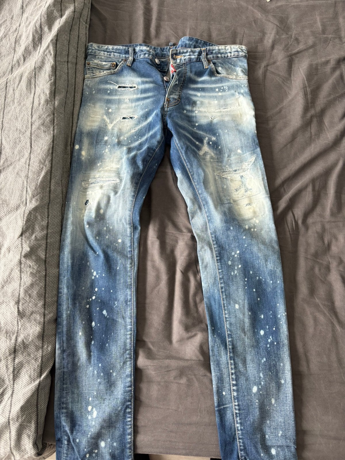 Dsquared broek maat 50, Ophalen, Zo goed als nieuw, Blauw, W33 - W34 (confectie 48/50)