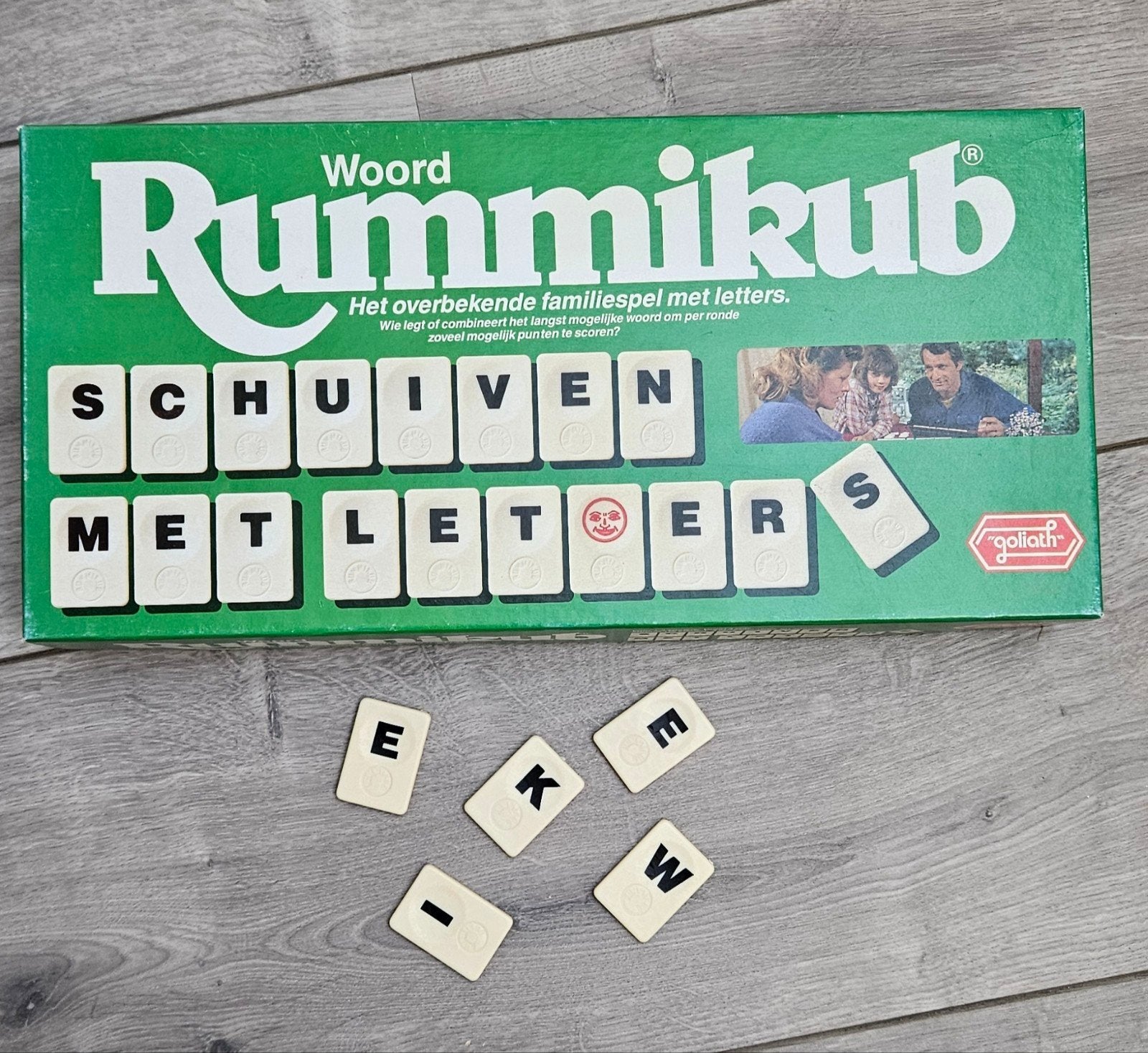 Rummikub met letters, Hobby en Vrije tijd, Gezelschapsspellen | Bordspellen, Ophalen of Verzenden, Gebruikt