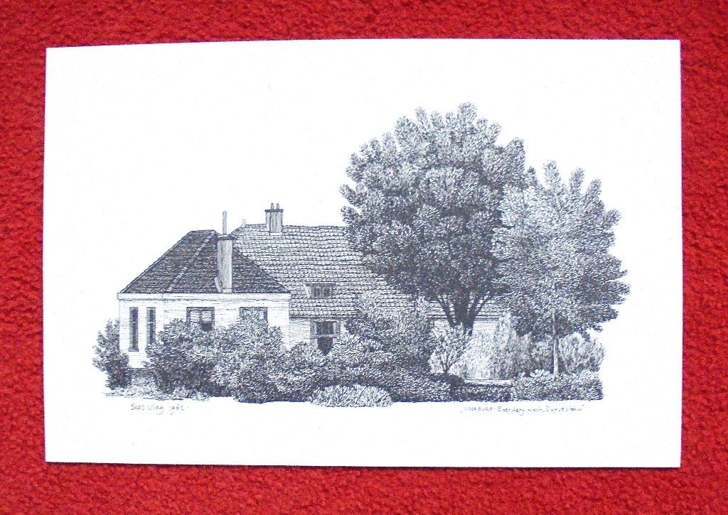 Sees Vlag.1934-2018. "Voorburg Boerderij West-Duyvestein"., Antiek en Kunst, Ophalen of Verzenden