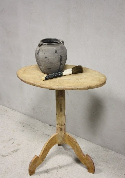 Gerecycled Oud Houten Bijzettafeltje Stoer Oosters Tafeltje, Huis en Inrichting, Nieuw, Hout, Stoer Boho Landelijk Rustiek Vintage Oud Hout Oosters Oud Hout