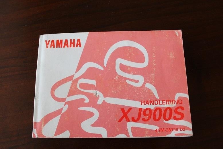 Yamaha XJ900 S 1995 motorfiets handleiding XJ 900, Ophalen of Verzenden, Yamaha
