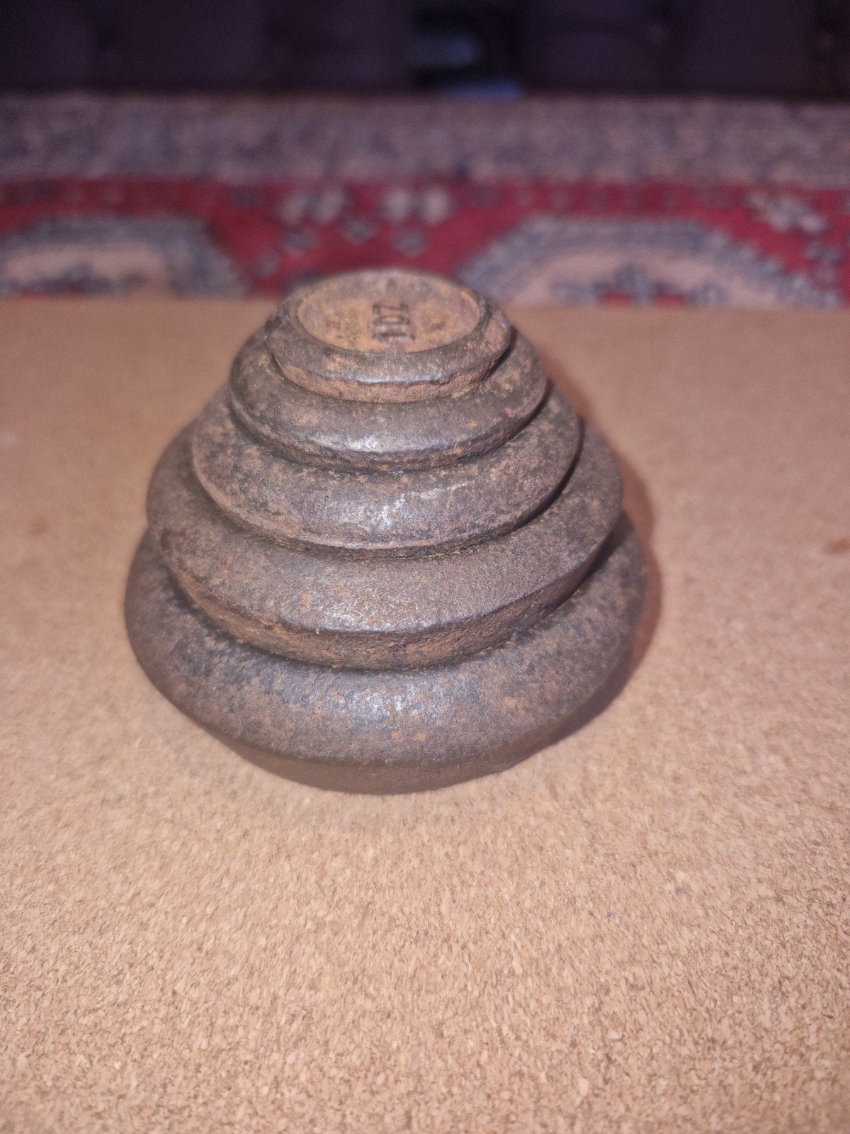 Vintage set stapelbare Engelse Imperiale ijkgewichten goede, Ophalen of Verzenden