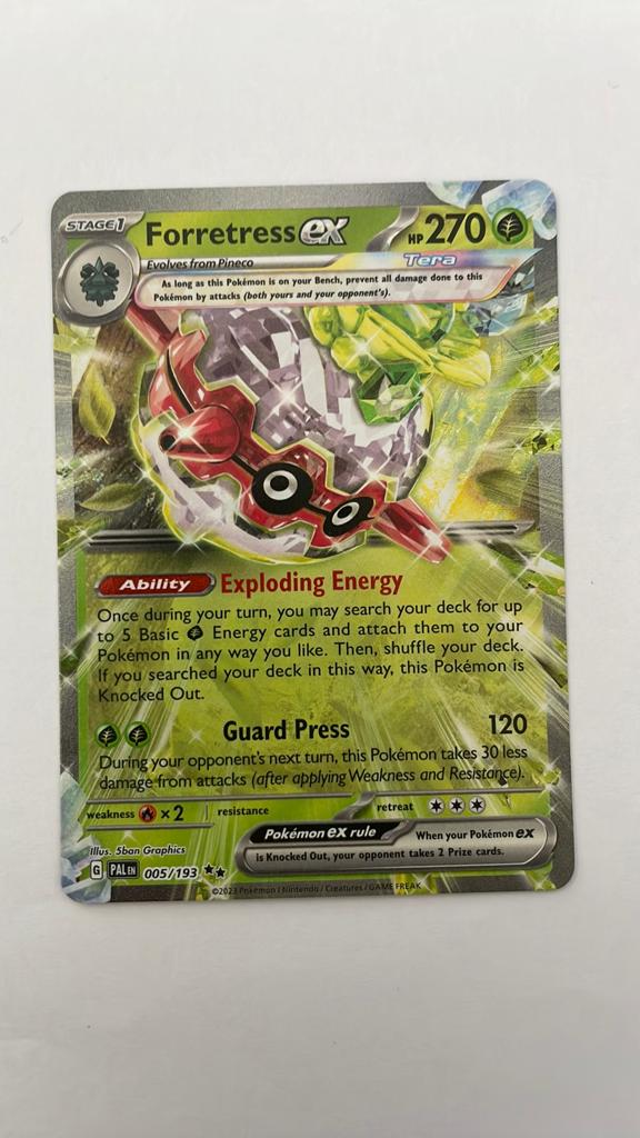 Pokemon Forretress ex, Ophalen of Verzenden, Zo goed als nieuw