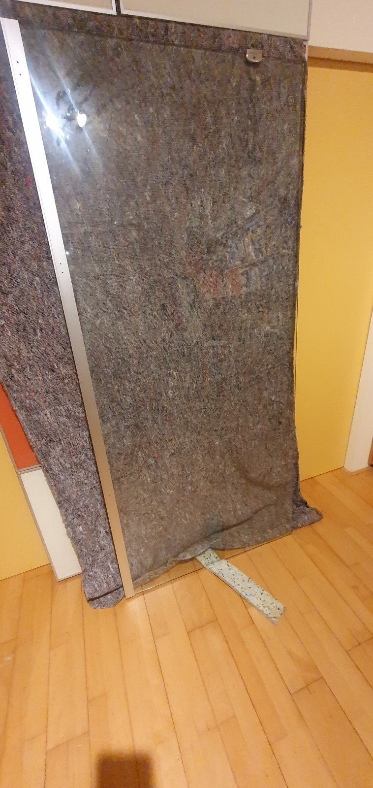 glazen douchewand huppe 1002. 190x86 cm. 8 mm dik., Ophalen, Zo goed als nieuw, Glas, Douche