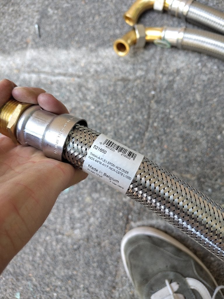 Hele partij €50 !!! flex buizen 1" en 3/4"  diverse lengtes, Doe-het-zelf en Verbouw, Ophalen, Nieuw, Overige typen