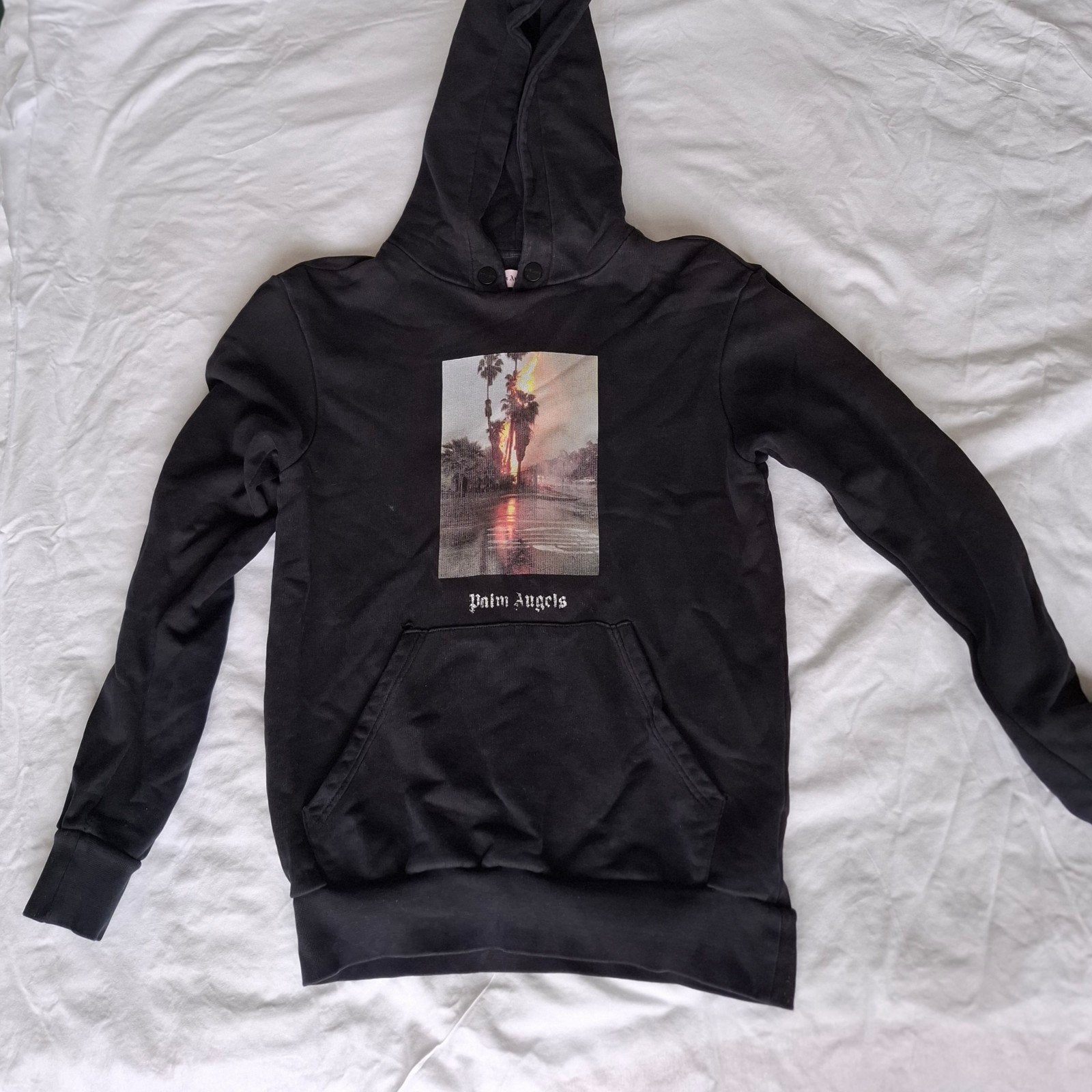 Hoodie Palm Angels, Palm Angels, Zwart, Ophalen of Verzenden, Gedragen