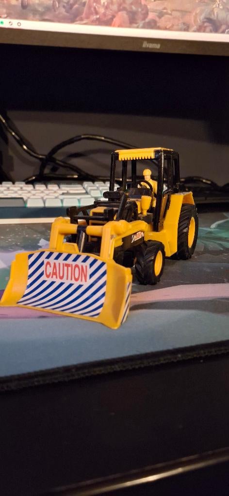 Speelgoed tractor met schepbak, Ophalen of Verzenden, Gebruikt