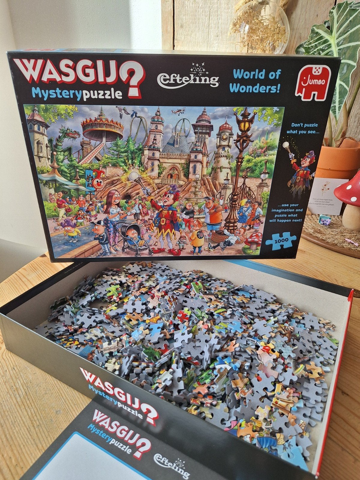 Wasgij? Efteling - World of Wonders!, Ophalen of Verzenden, 500 t/m 1500 stukjes, Zo goed als nieuw