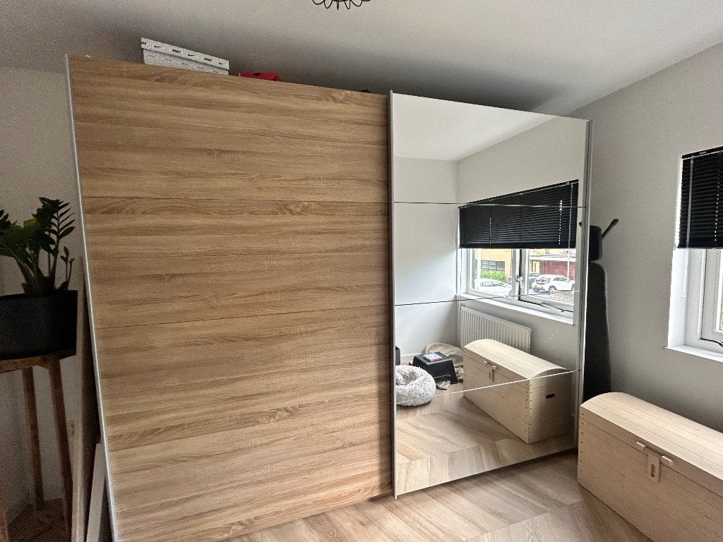 Kledingkast, Ophalen, Gebruikt, 200 cm of meer, Met plank(en)