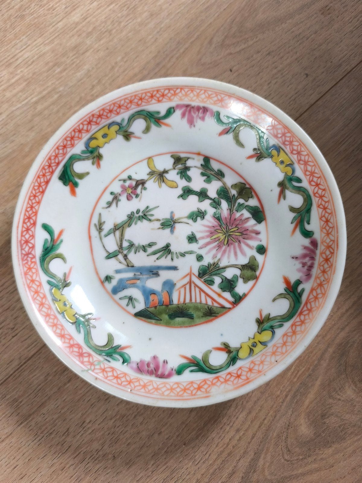 Chinees Swatow Ming porseleinen bord, circa 19,5 cm, Ophalen of Verzenden