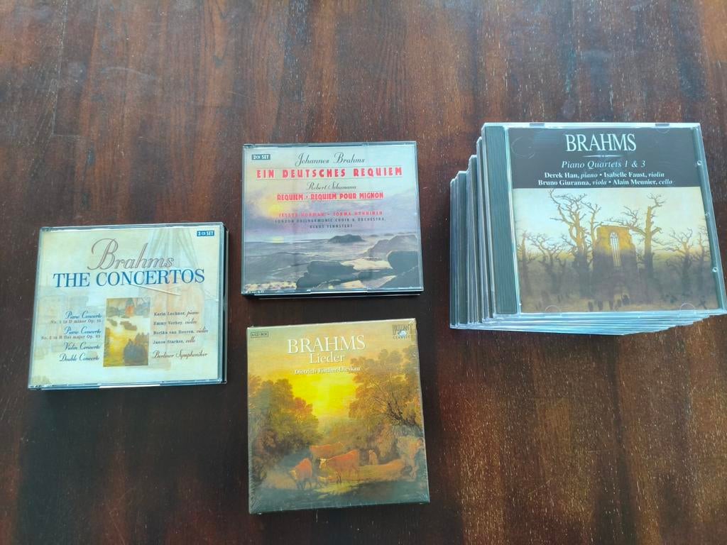 Collectie CD's van Brahms - 15 stuks. Bijna gratis, Ophalen of Verzenden, Romantiek, Zo goed als nieuw