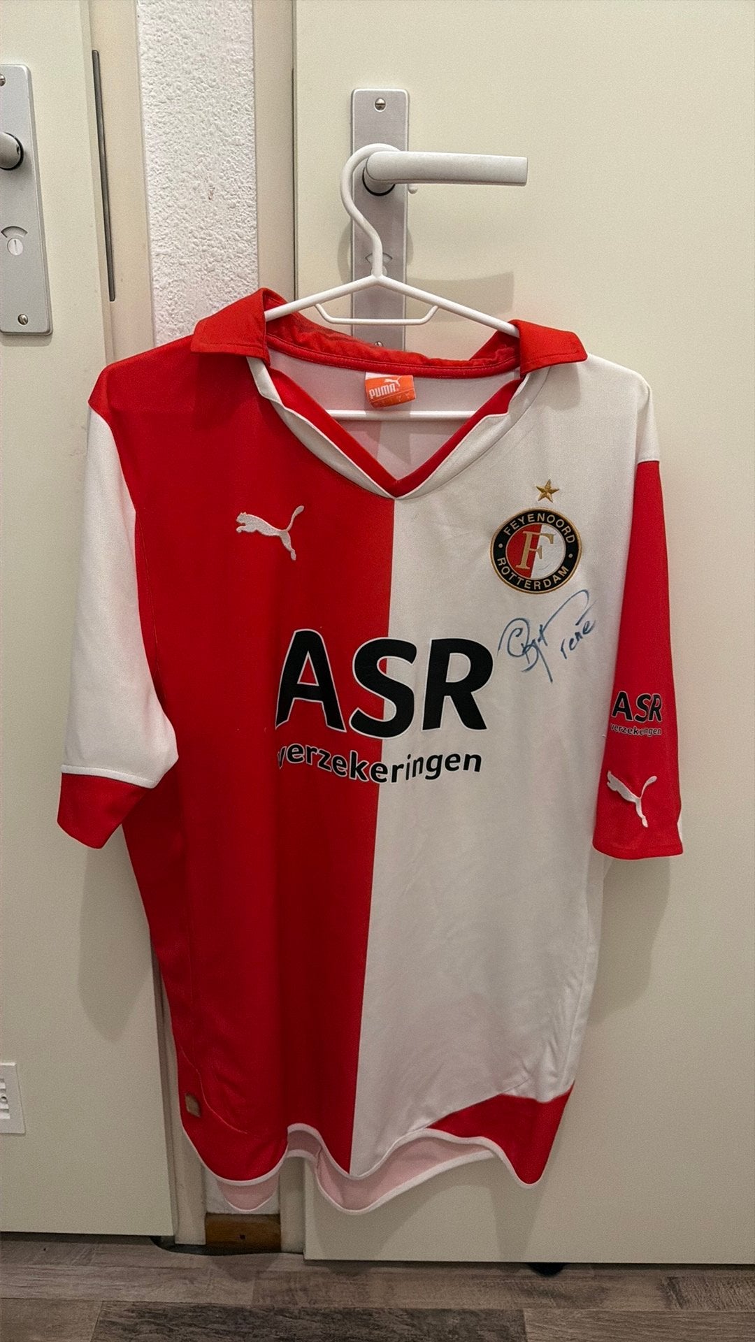 Feyenoord shirt met asr verzekering en handtekening gijp, Ophalen, Zo goed als nieuw, Shirt
