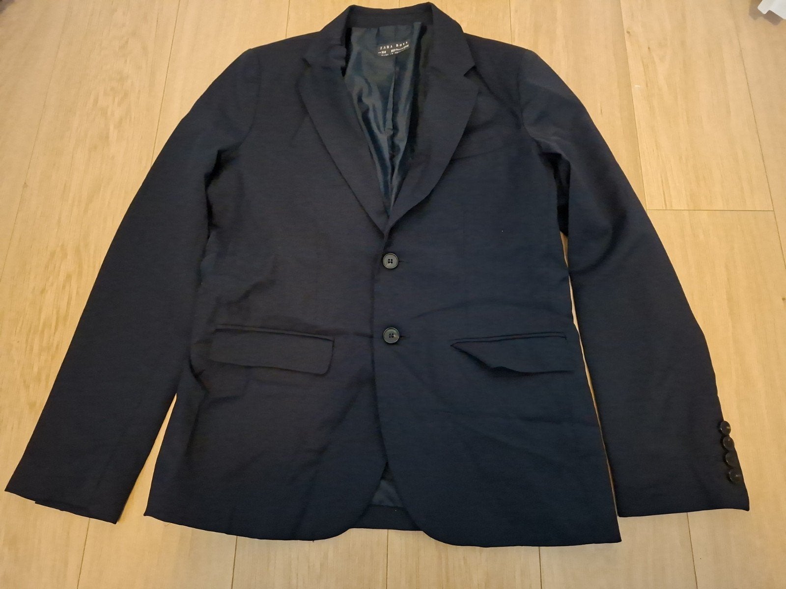 Zara jongens colbert donkerblauw maat 164 (13-14 jaar), Ophalen of Verzenden, Zo goed als nieuw, Zara, Jongen