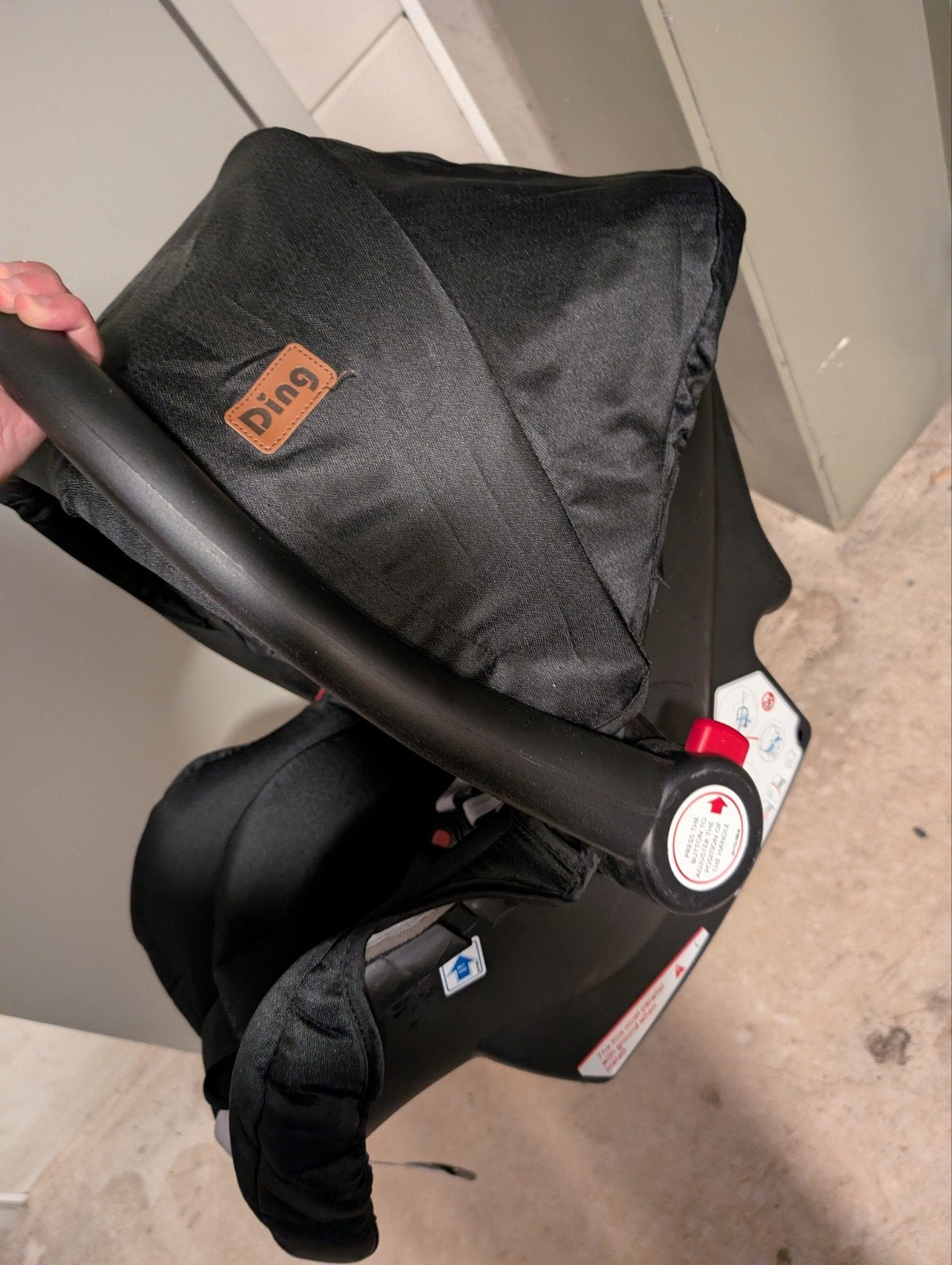Ding autostoel 0-13 kg - Zwart maxicosi - Nieuw!, Kinderen en Baby's, Autostoeltjes, Autogordel, Zo goed als nieuw, 0 t/m 13 kg