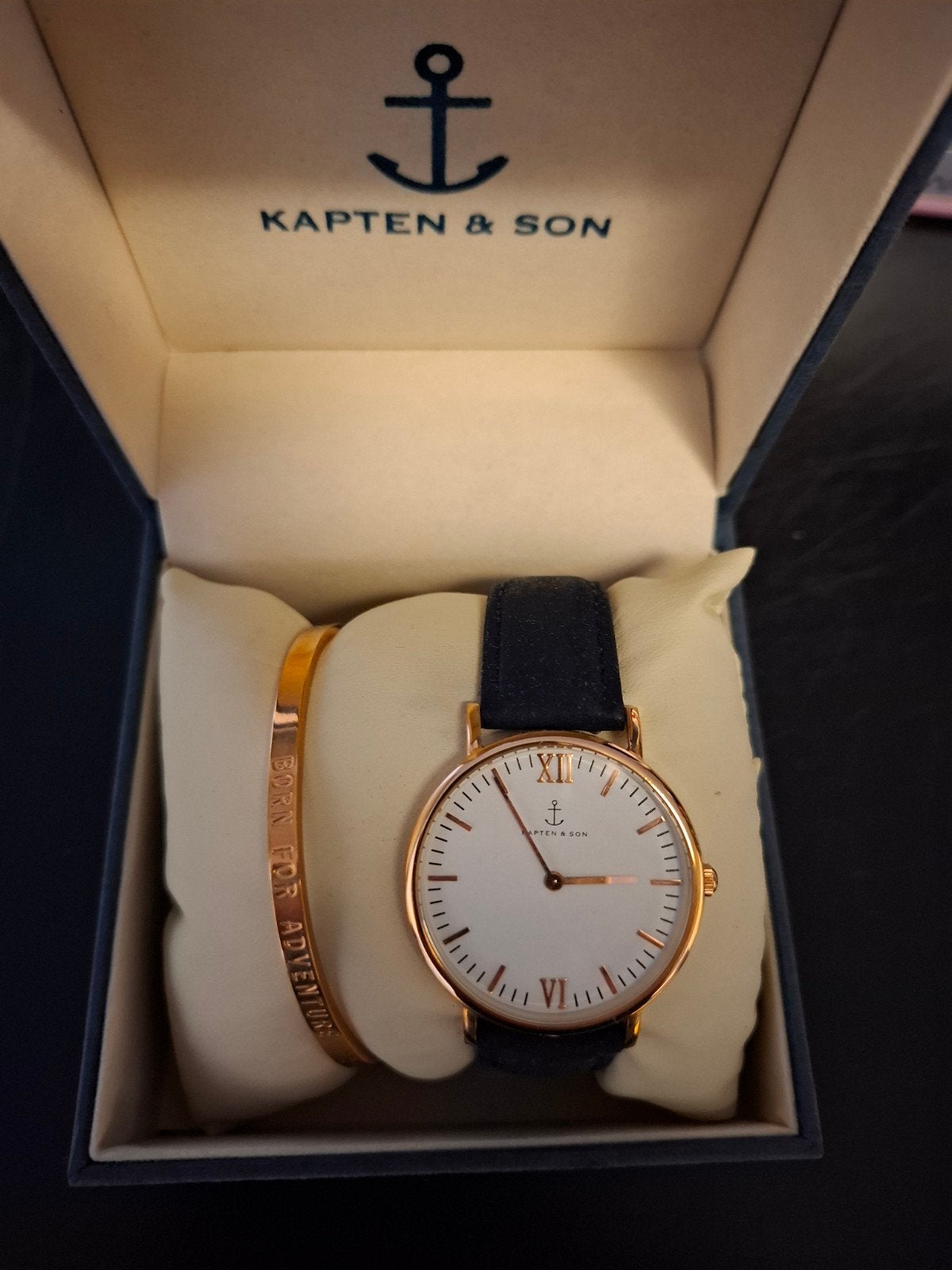 Kapten & Son horloge met armband - Zo goed als nieuw, Sieraden, Tassen en Uiterlijk, Horloges | Dames, Overige merken, Overige materialen