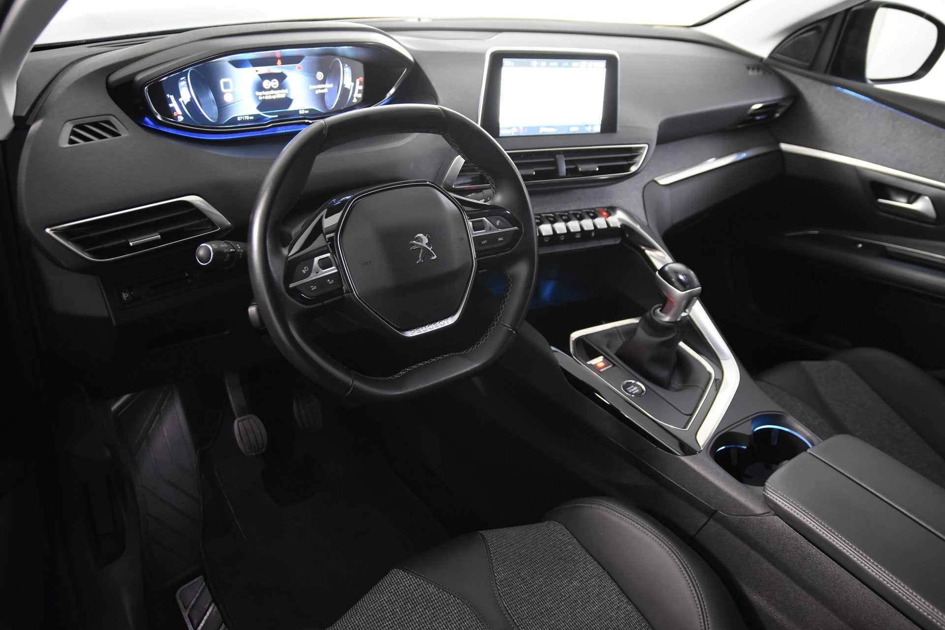 Peugeot 3008 Allure 130 *1ste Eigenaar*Leer*Navigatie*PDC*, Auto's, Voorwielaandrijving, Gebruikt, 1199 cc, Blauw