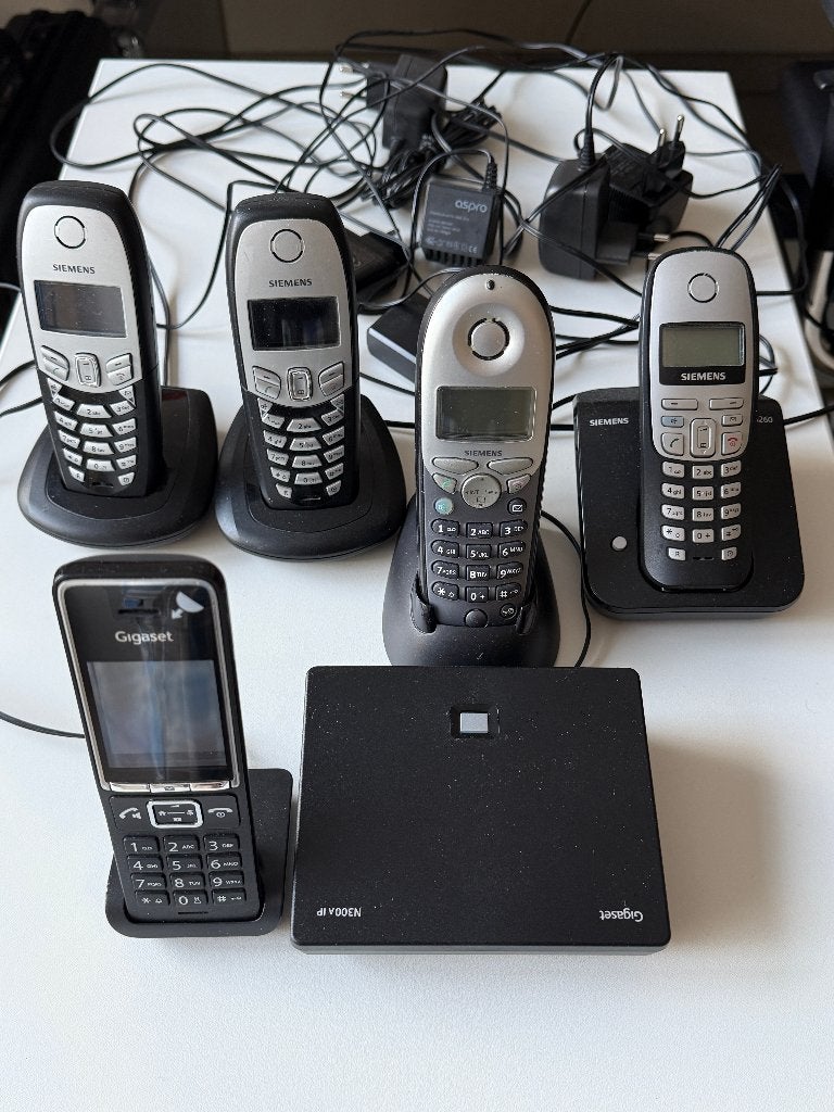 Siemens Gigaset DECT telefoons met basisstation, Ophalen, Gebruikt, Overige typen